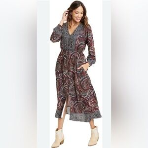 Women’s Knox Rose Paisley Maxi Dress (size large)